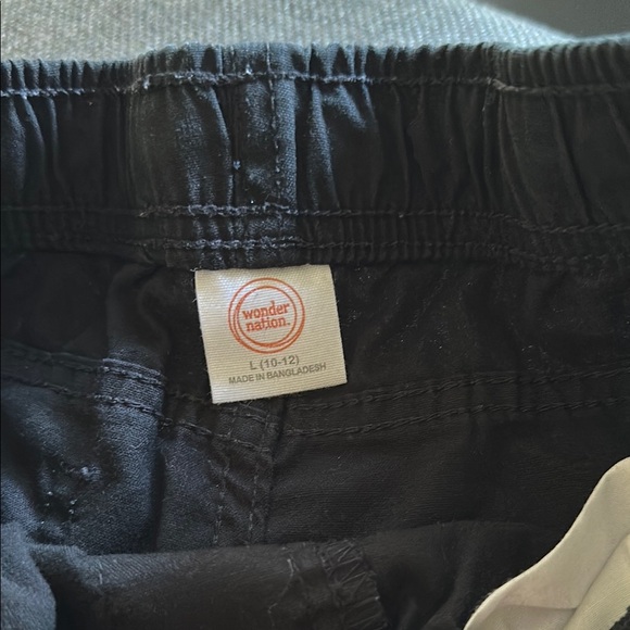 Wonder Nation Black Athletic Shorts Comfortable Fit - Picture 2 of 6